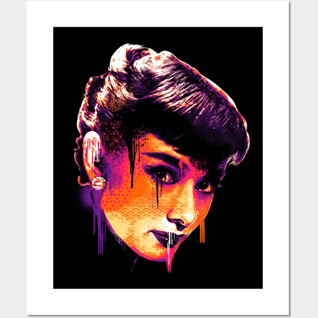 Audrey Hepburn Wall Art by lazartemarjun